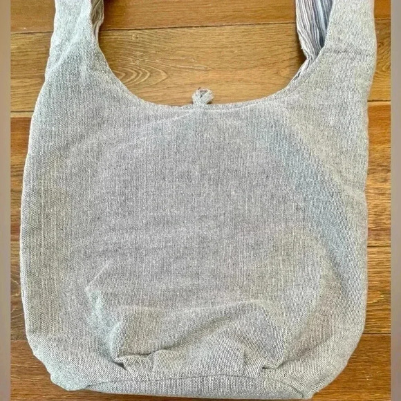 Hippie Crossbody Bag | Sun & Moon | Tote | Heather Gray Large - Picture 4 of 4